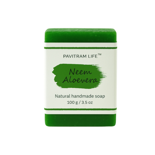 Pavitram Life Neem & Aloevera Natural Handmade Soap