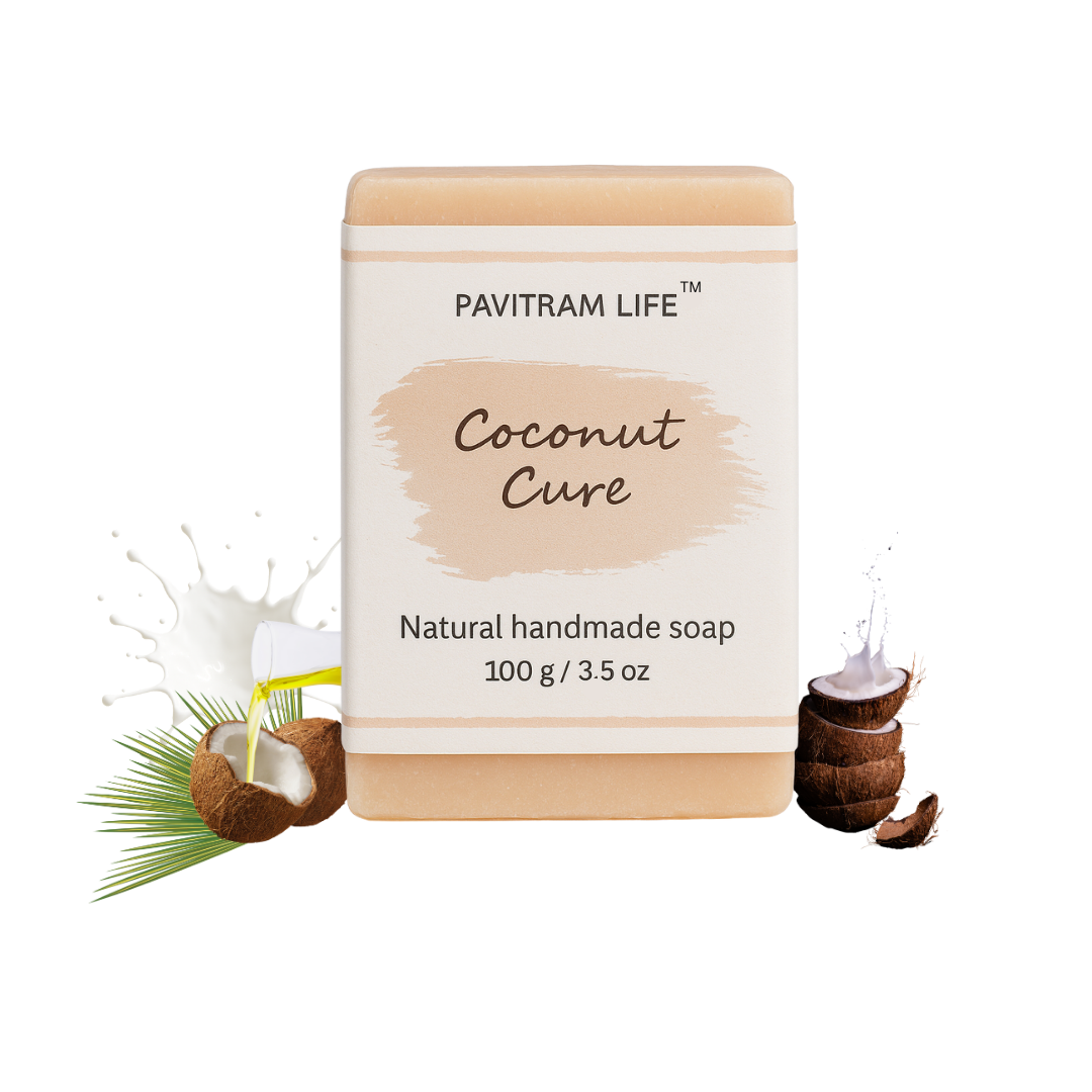 Pavitram Life Coconut cure Natural Handmade Soap