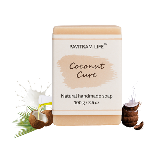 Pavitram Life Coconut cure Natural Handmade Soap