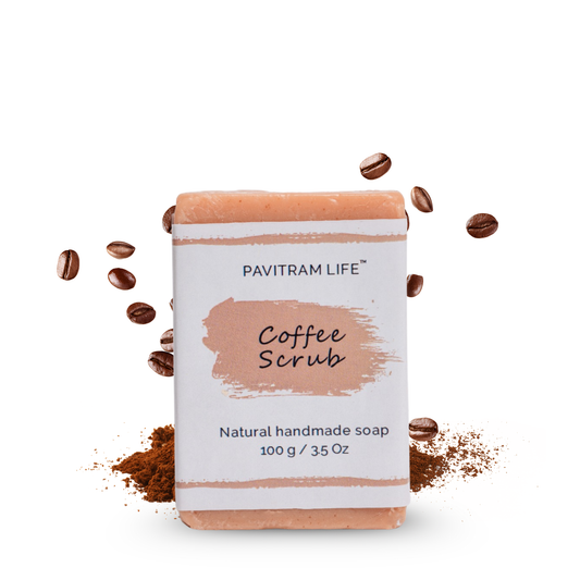 Coffee Scrub Pack of 3 - Natural Handmade Soap