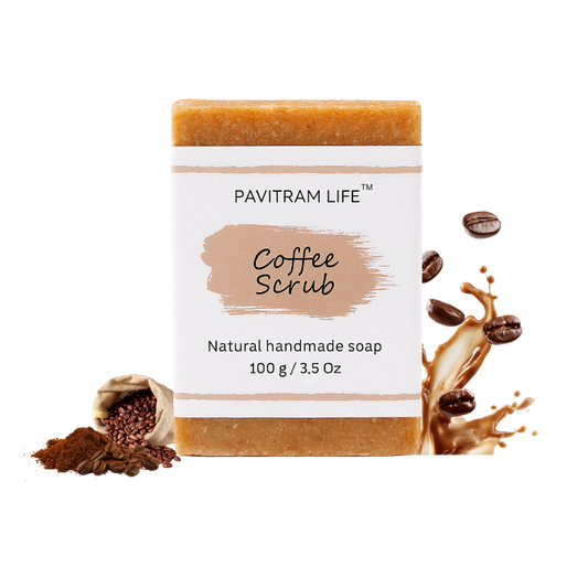 Coffee Scrub Pack of 3 - Natural Handmade Soap