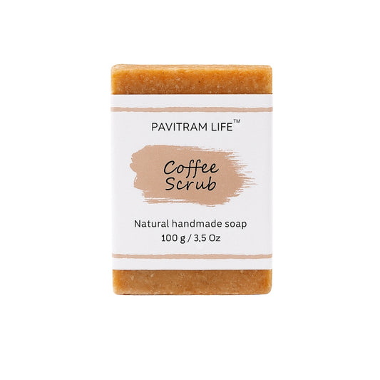 Pavitram Life Coffee Scrub Natural Handmade Soap