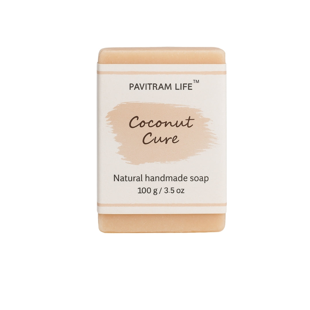 Pavitram Life Coconut cure Natural Handmade Soap
