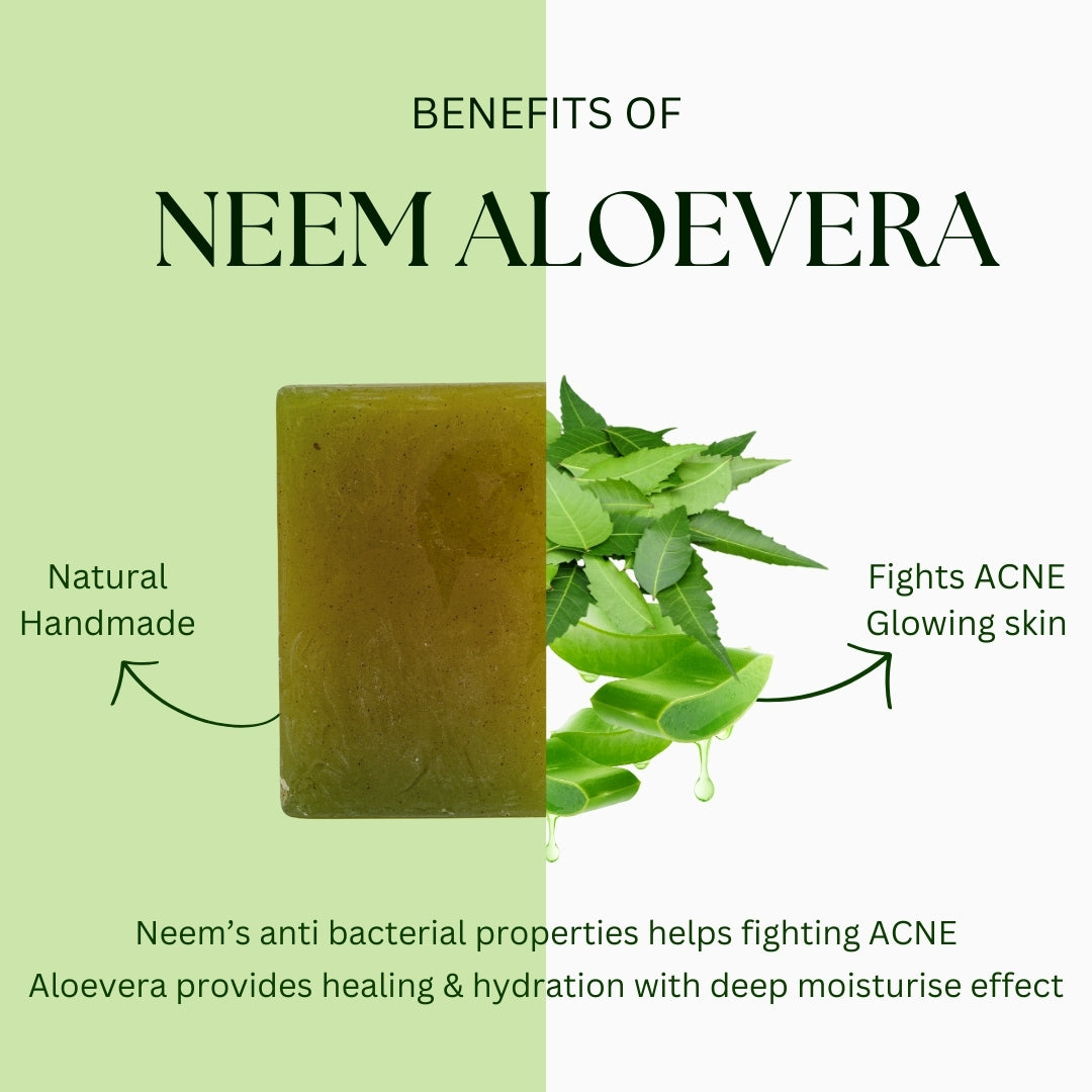 Pavitram Life Neem & Aloevera Natural Handmade Soap