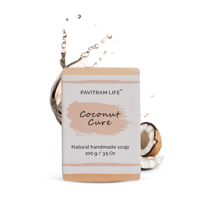 Coconut Cure pack of 3 - Natural Handmade Soap