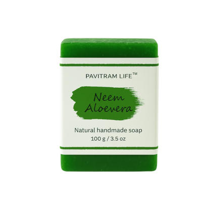Pavitram Life Neem & Aloevera Natural Handmade Soap