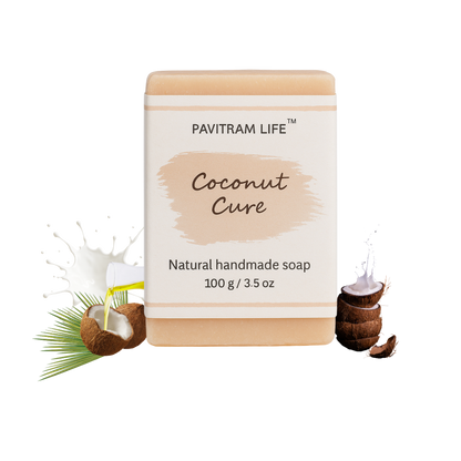 Pavitram Life Coconut cure Natural Handmade Soap