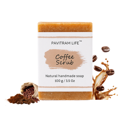 Coffee Scrub Pack of 3 - Natural Handmade Soap