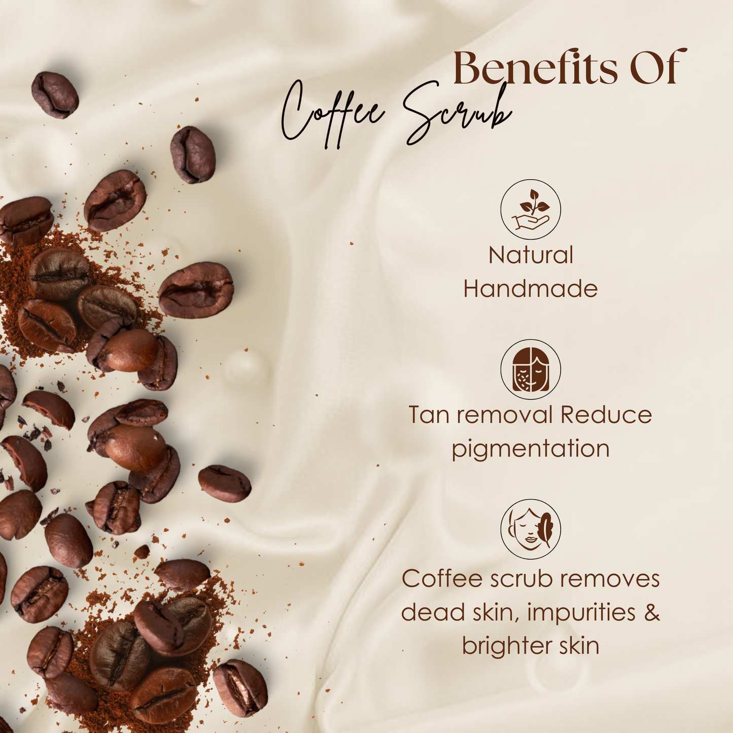 Coffee Scrub Pack of 3 - Natural Handmade Soap