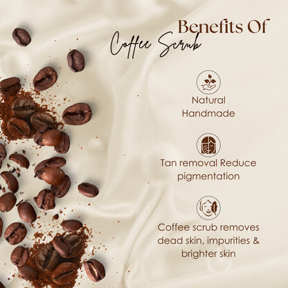 Coffee Scrub Pack of 3 - Natural Handmade Soap