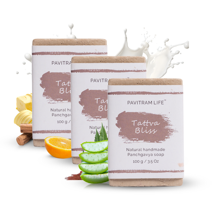 Tattva Bliss Pack of 3 - Natural Handmade Soap