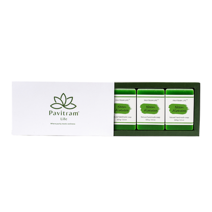 Neem Aloevera Pack of 3 - Natural Handmade Soap
