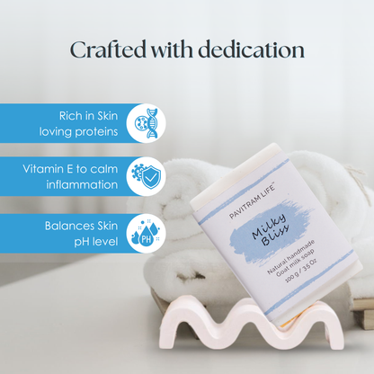 Milky Bliss Pack of 3 - Natural Handmade Soap